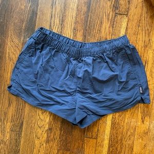 Patagonia navy waterproof shorts